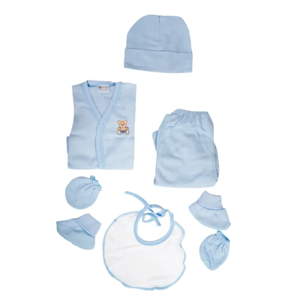 Baby Cotton Full sleeves Night Suit Including Cotton Caps , Mittens ,Booties and Bibs