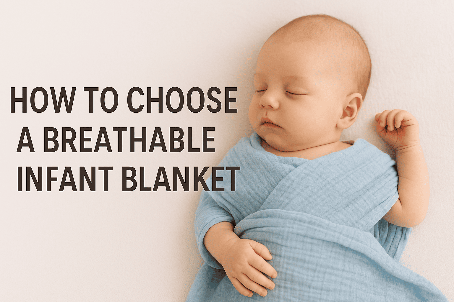 How to Choose a Breathable Infant Blanket
