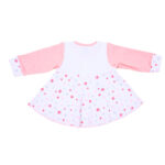 Adorable Frill Top Night Suit Set for Babies – Pink Bunny - Image 7