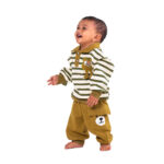 Warm & Soft Winter Sweatshirt with Matching Pajama - Brown - Image 3