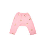 Soft Bamboo Cotton Front-Open Velcro Nightwear Set – Bear Print - Baby Pink - Image 9