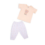 Soft Bamboo Cotton T-Shirt with Full Pajama