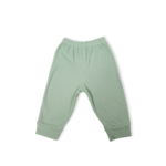 Unisex Baby Cotton Nightwear Set with Cute Bear Patch - Green - Image 10