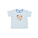 Lightweight Bamboo Cotton T-Shirt & Shorts Nightwear Set - Pastel Blue - Image 6