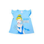 Disney Belle Printed Sleeveless Top & Shorts Set - Blue - Image 6