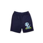 Dinosaur Printed Half Sleeve Top + Shorts Set - Yellow Navy - Image 8