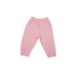 Unisex Baby Cotton Nightwear Set with Cute Bear Patch - Pink - Image 9