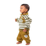 Warm & Soft Winter Sweatshirt with Matching Pajama - Brown - Image 2