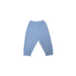 Unisex Baby Cotton Nightwear Set with Cute Bear Patch - Blue - Image 7