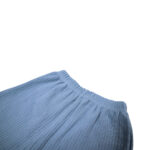 Unisex Baby Cotton Nightwear Set with Cute Bear Patch - Blue - Image 8