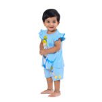 Disney Belle Printed Sleeveless Top & Shorts Set - Blue - Image 5