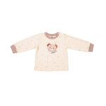 Premium Bamboo Cotton Nightwear Set with Cute Koala Patch - Warm Cream - Image 6