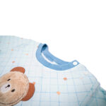 Premium Bamboo Cotton Nightwear Set with Cute Koala Patch - Pastel Blue - Image 8