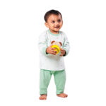 Premium Bamboo Cotton Nightwear Set with Cute Koala Patch - Fresh Mint Green - Image 5