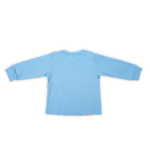 Premium Bamboo Cotton Full Sleeves Top & Full Pajama Set – Cute Animal Print - Soft Blue - Image 7