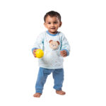 Premium Bamboo Cotton Nightwear Set with Cute Koala Patch - Pastel Blue - Image 3