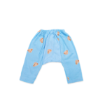 Soft Bamboo Cotton Front-Open Velcro Nightwear Set – Bear Print - Soft Blue - Image 8