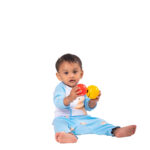 Soft Bamboo Cotton Front-Open Velcro Nightwear Set – Bear Print - Soft Blue - Image 3