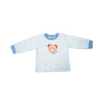 Premium Bamboo Cotton Nightwear Set with Cute Koala Patch - Pastel Blue - Image 6